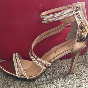 Rose Gold sparkle shoes